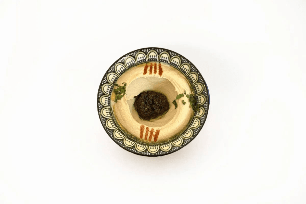 Humus pesto